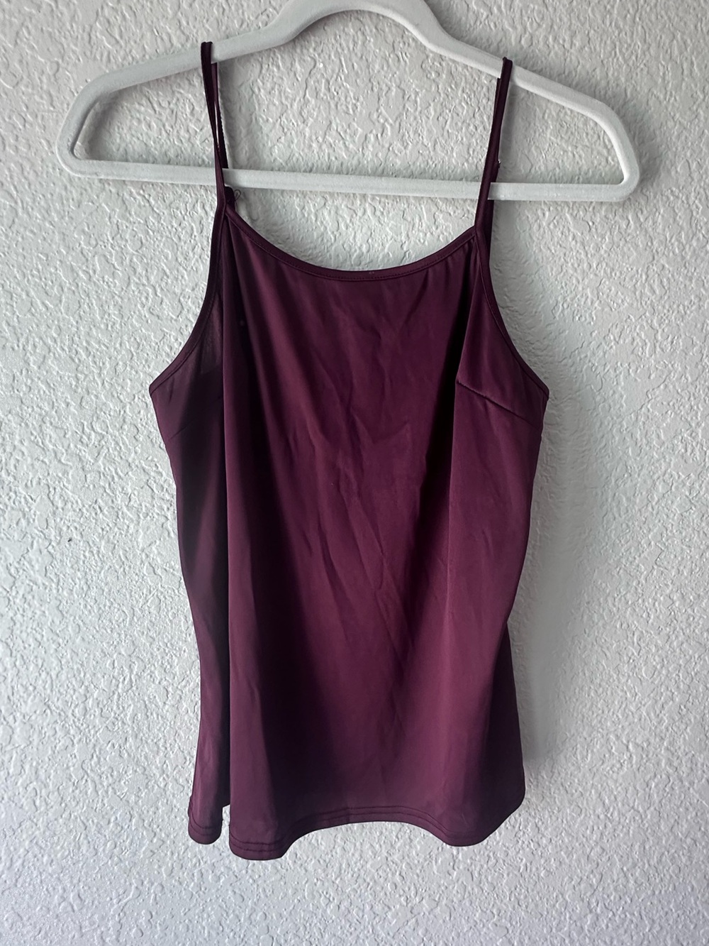 Dreamers Burgundy Cami Tank Top Adjustable Straps Size Medium